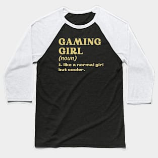 Gaming Girl Baseball T-Shirt